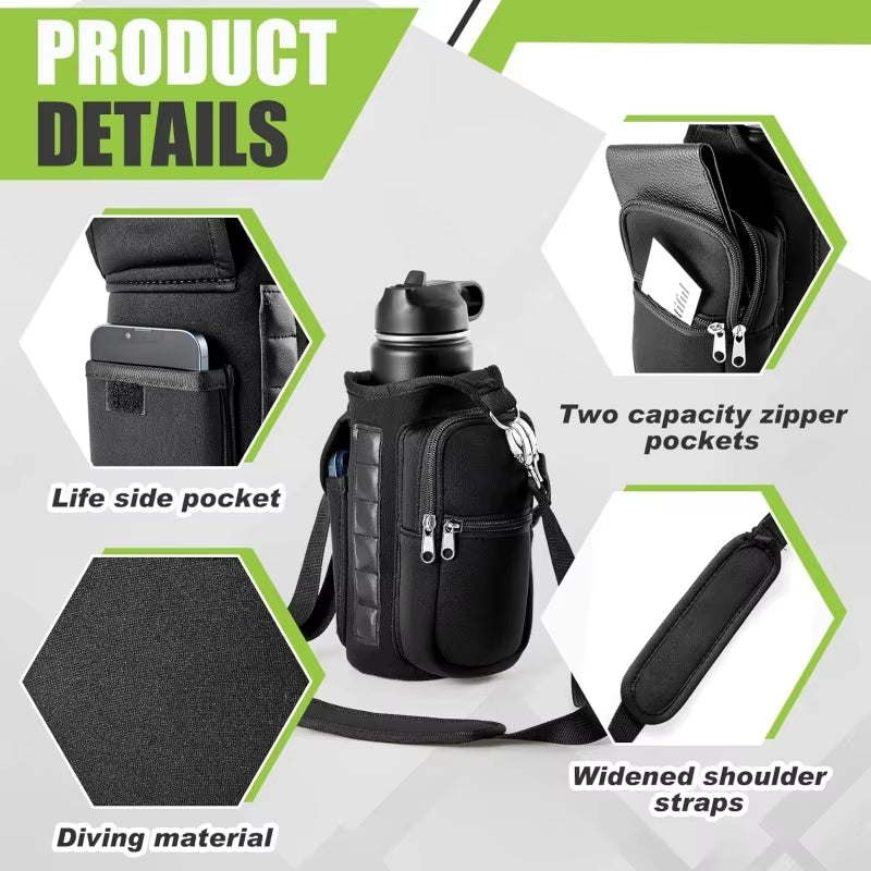 Magnetic Water Bottle Holder Gym 